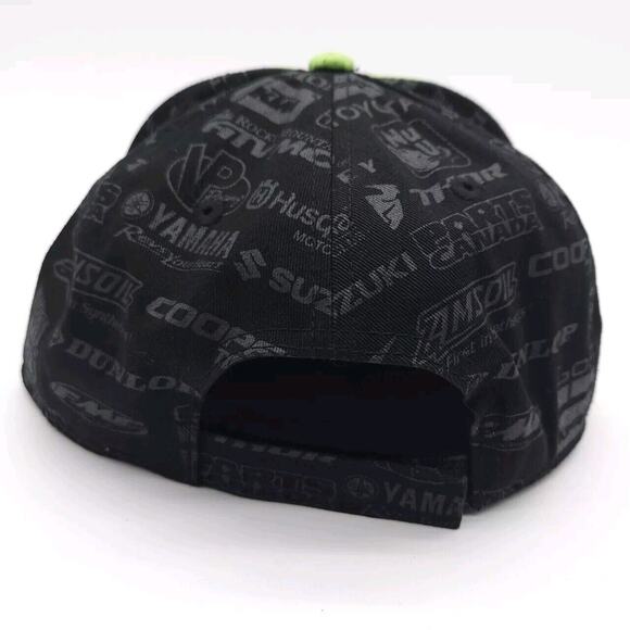 Monster Energy Supercross Strapback Hat Motorcycle Racing All Over Print Cap - Picture 5 of 6